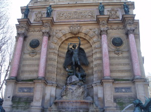 Fontaine St Michel, Paris.